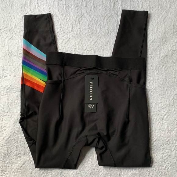 Peloton Pride Flag Noir Men's Legging - Picture 6 of 6